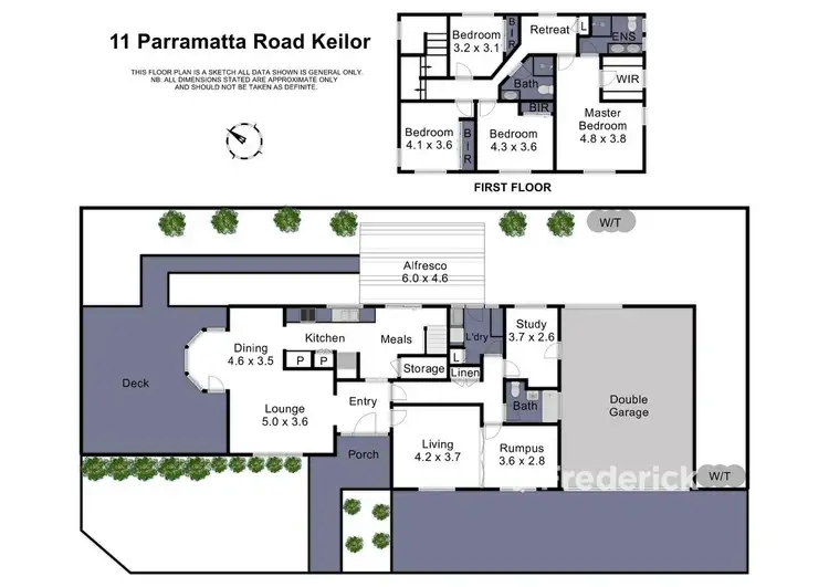 Floorplan of Homely house listing, 11 Parramatta Road, Keilor VIC 3036