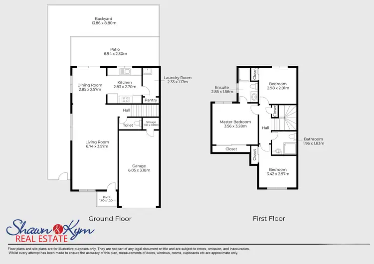 Floorplan of Homely townhouse listing, 43/11 Federation Street, Wynnum West QLD 4178