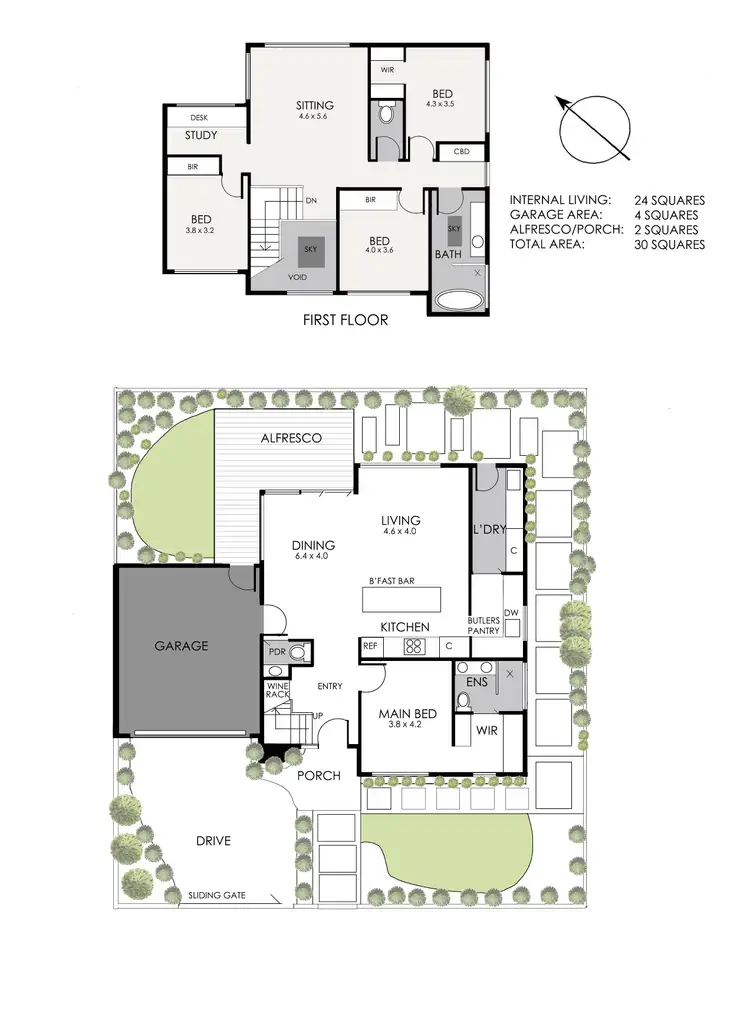 Floorplan of Homely townhouse listing, 5 Captain Street, Aspendale VIC 3195