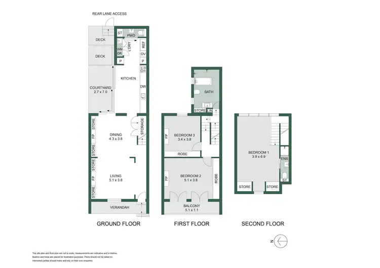 Floorplan of Homely terrace listing, 10 Thomson Street, Darlinghurst NSW 2010