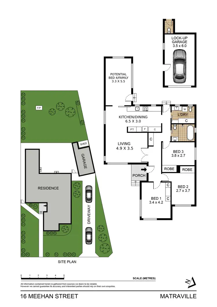 Floorplan of Homely house listing, 16 Meehan Street, Matraville NSW 2036