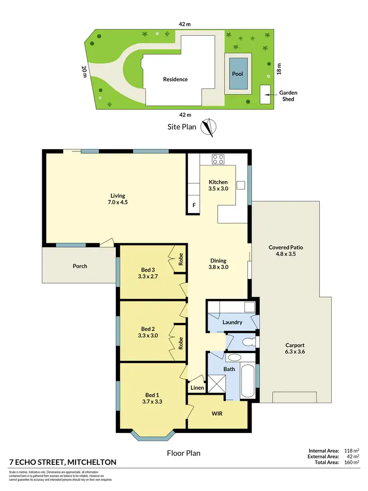 Floorplan of Homely house listing, 7 Echo Street, Mitchelton QLD 4053