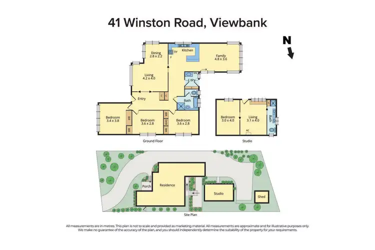 Floorplan of Homely house listing, 41 Winston Road, Viewbank VIC 3084