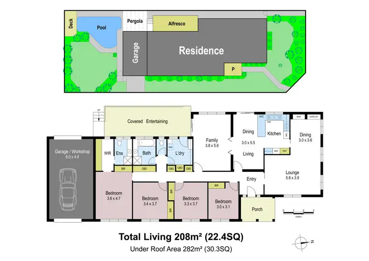 Floorplan of Homely house listing, 52 Rangeview Street, Warragul VIC 3820