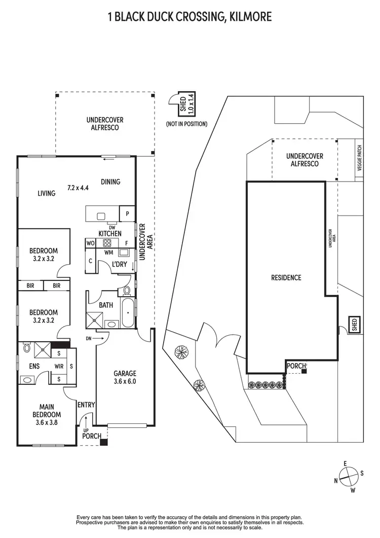 Floorplan of Homely house listing, 1 Black Duck Crossing, Kilmore VIC 3764
