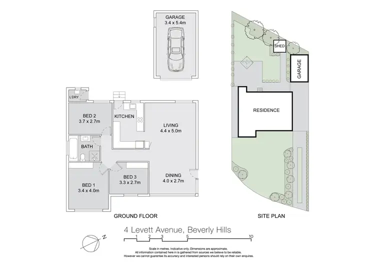 Floorplan of Homely house listing, 4 Levett Avenue, Beverly Hills NSW 2209