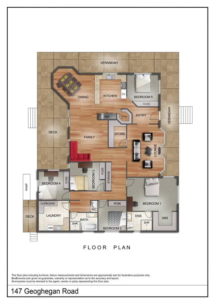 Floorplan of Homely rural property listing, 156 Geoghegan Road, Roma QLD 4455