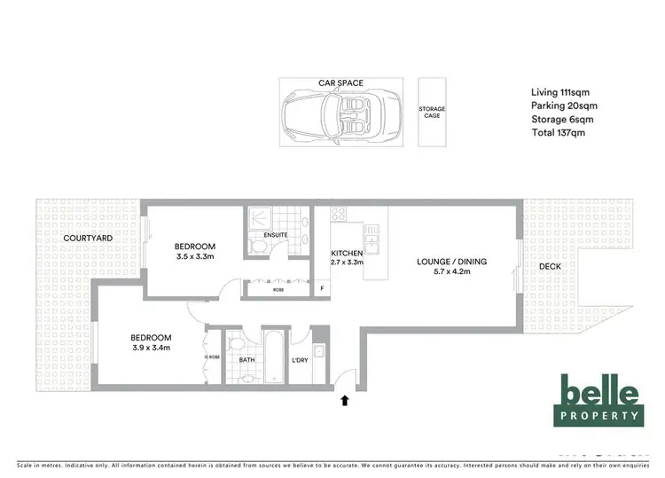 Floorplan of Homely apartment listing, 10/3-13 Bundarra Avenue, Wahroonga NSW 2076