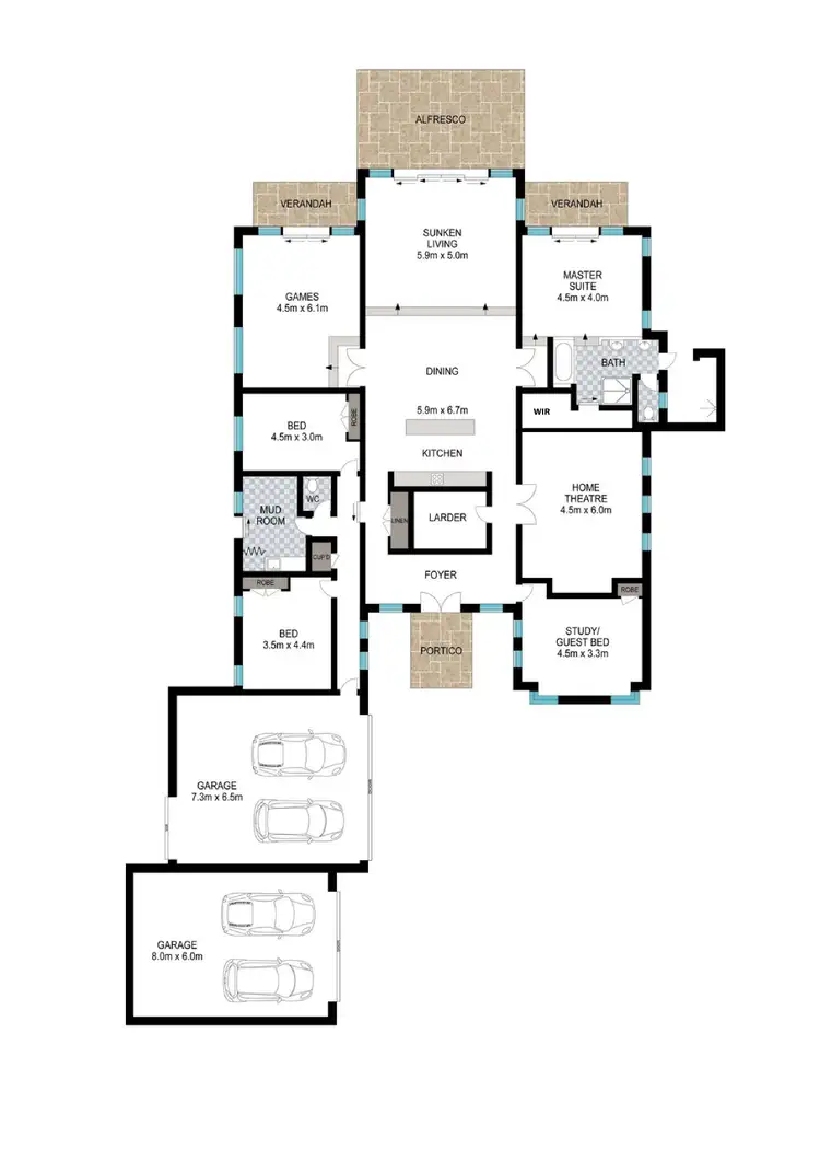 Floorplan of Homely house listing, 17 Gascoyne Circle, Millbridge WA 6232