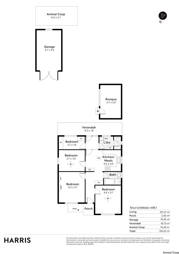 Floorplan of Homely house listing, 118 Bray Street, Morphettville SA 5043
