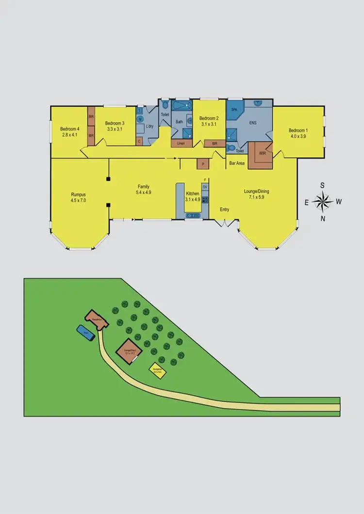 Floorplan of Homely house listing, 22 Budd Avenue, Wallan VIC 3756