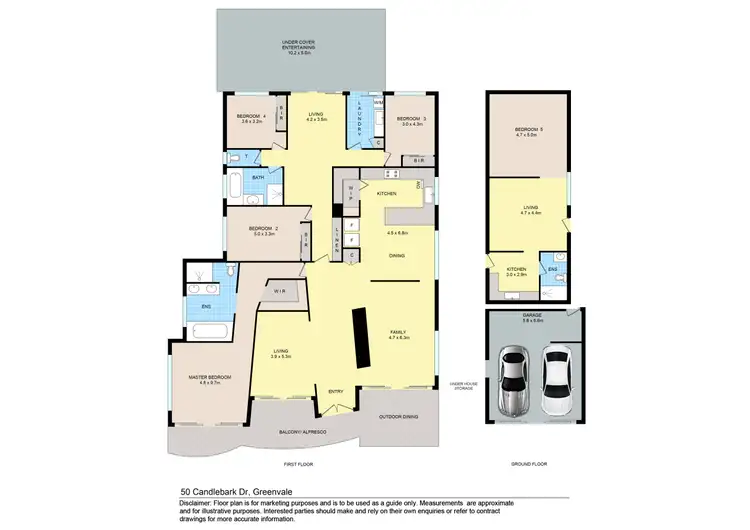 Floorplan of Homely house listing, 50 Candlebark Drive, Greenvale VIC 3059