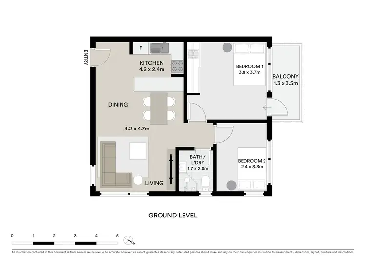 Floorplan of Homely apartment listing, 4/5-7 Barsbys Avenue, Allawah NSW 2218