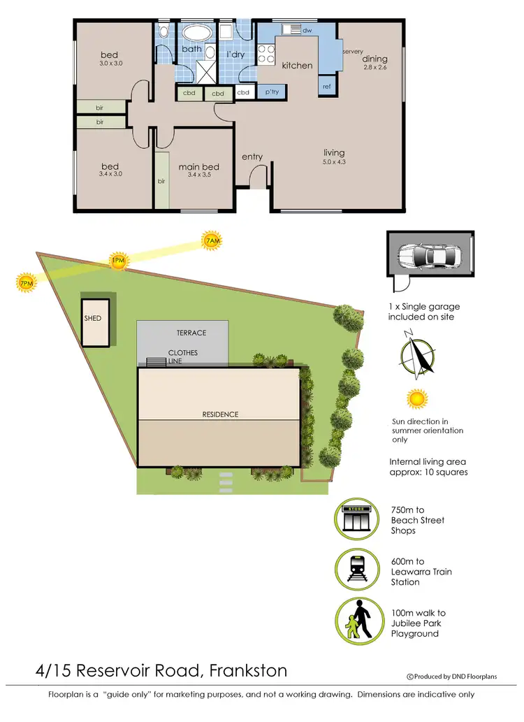 Floorplan of Homely unit listing, 4/15 Reservoir Road, Frankston VIC 3199