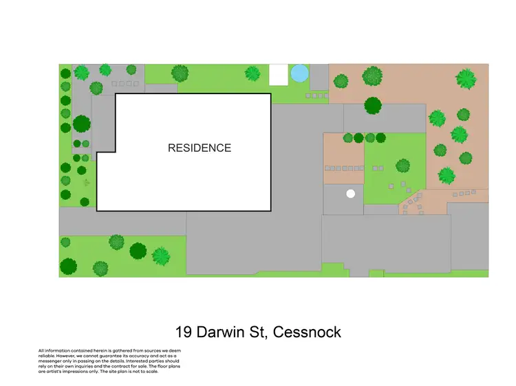 Floorplan of Homely house listing, 19 Darwin Street, Cessnock NSW 2325