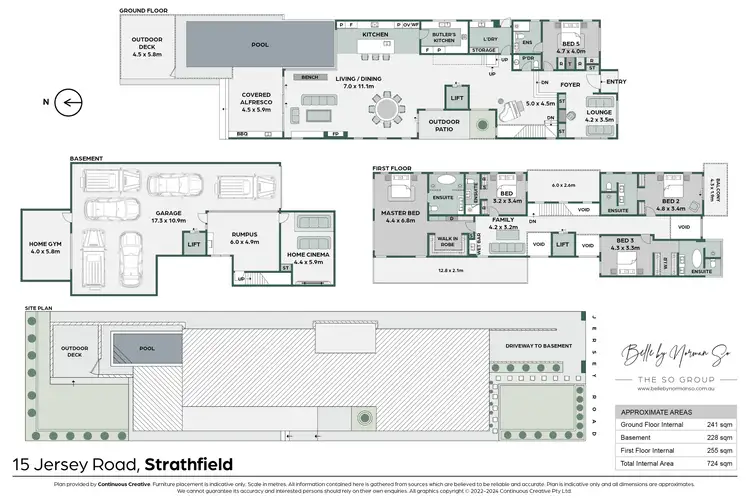 Floorplan of Homely house listing, 15 Jersey Road, Strathfield NSW 2135