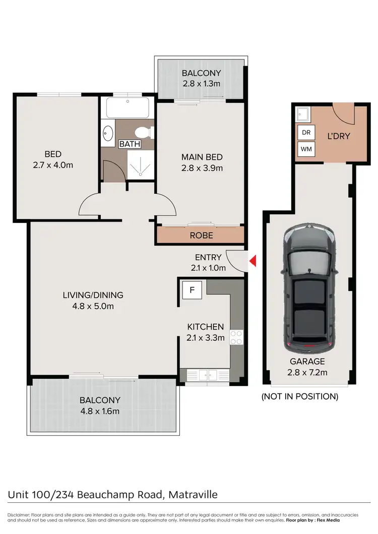 Floorplan of Homely apartment listing, 100/234 Beauchamp Road, Matraville NSW 2036