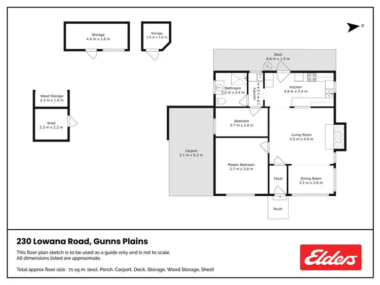 Floorplan of Homely house listing, 230 Lowana Road, Gunns Plains TAS 7315