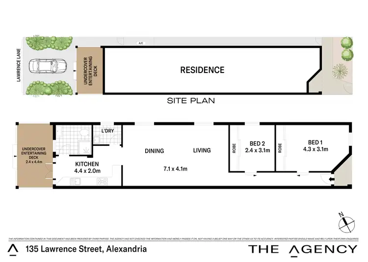 Floorplan of Homely house listing, 135 Lawrence Street, Alexandria NSW 2015