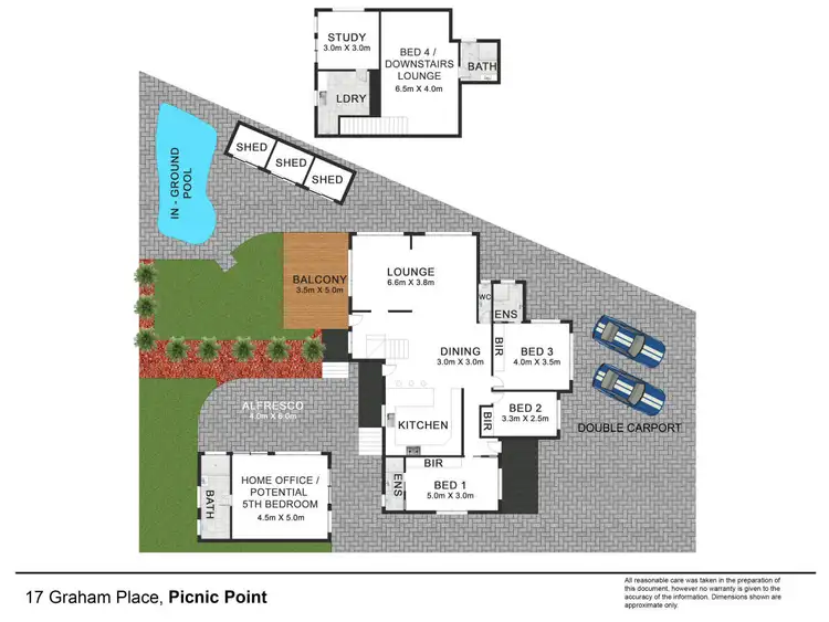 Floorplan of Homely house listing, 17 Graham Place, Picnic Point NSW 2213