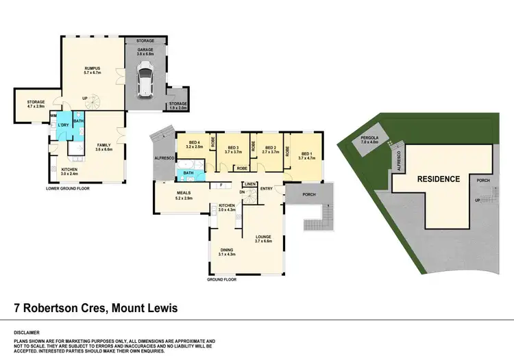 Floorplan of Homely house listing, 7 Robertson Crescent, Mount Lewis NSW 2190