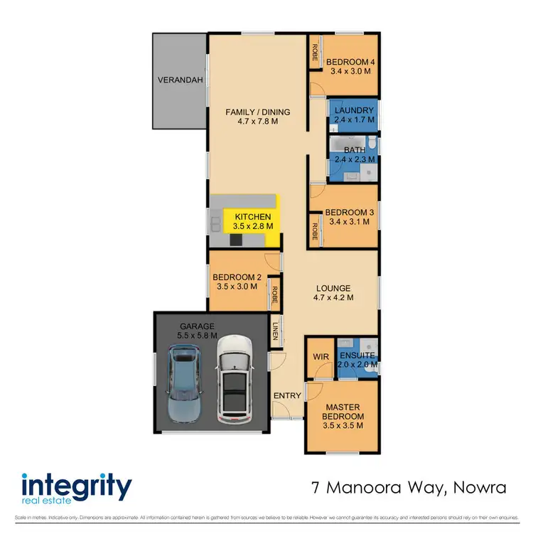 Floorplan of Homely house listing, 7 Manoora Way, Nowra NSW 2541