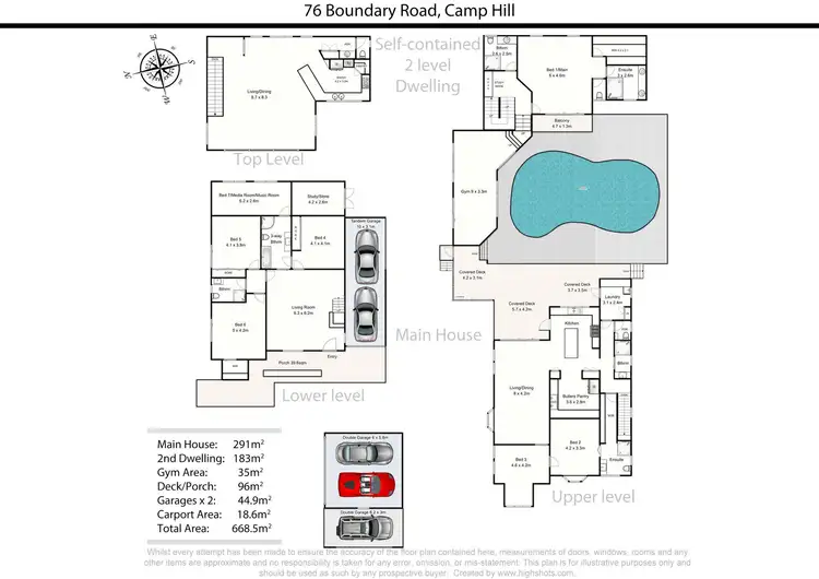 Floorplan of Homely house listing, 76 Boundary Road, Camp Hill QLD 4152