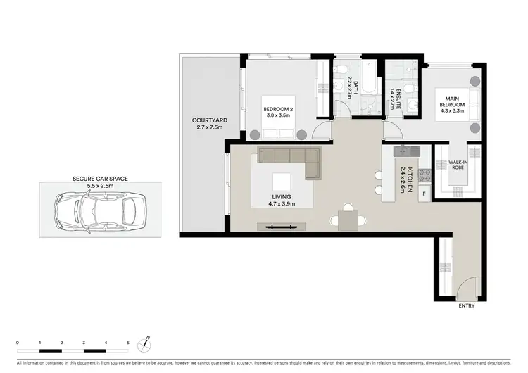 Floorplan of Homely unit listing, 105/1-9 Broadway, Punchbowl NSW 2196