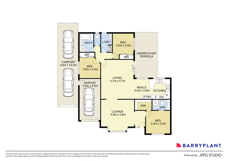 Floorplan of Homely unit listing, 2/1 Mark Drive, Hillside VIC 3037