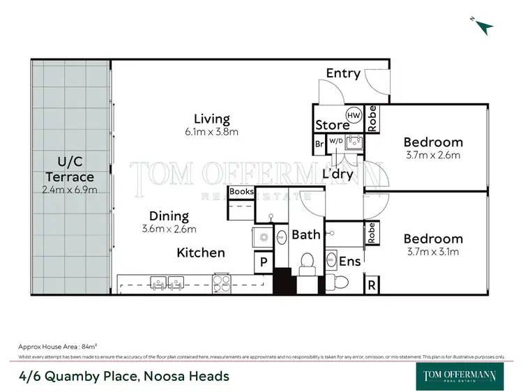 Floorplan of Homely unit listing, 4/6 Quamby Place, Noosa Heads QLD 4567