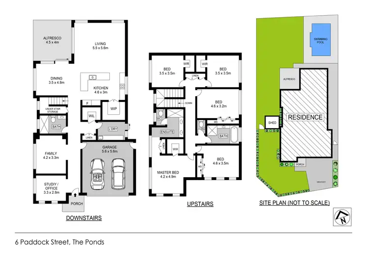 Floorplan of Homely house listing, 6 Paddock Street, The Ponds NSW 2769