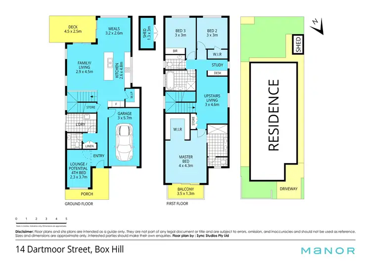 Floorplan of Homely house listing, 14 Dartmoor Street, Box Hill NSW 2765