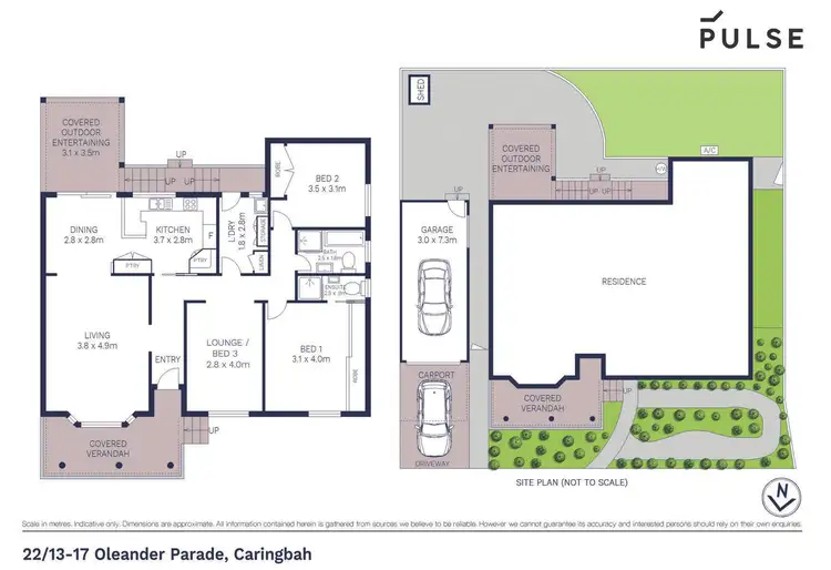 Floorplan of Homely villa listing, 22/13-17 Oleander Parade, Caringbah NSW 2229