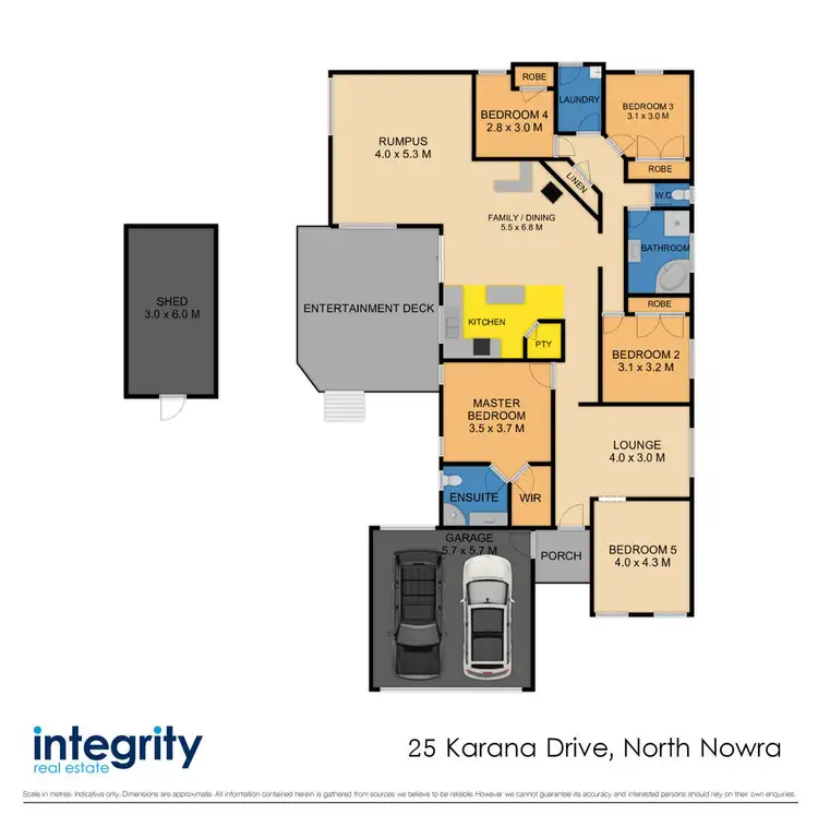Floorplan of Homely house listing, 25 Karana Drive, North Nowra NSW 2541