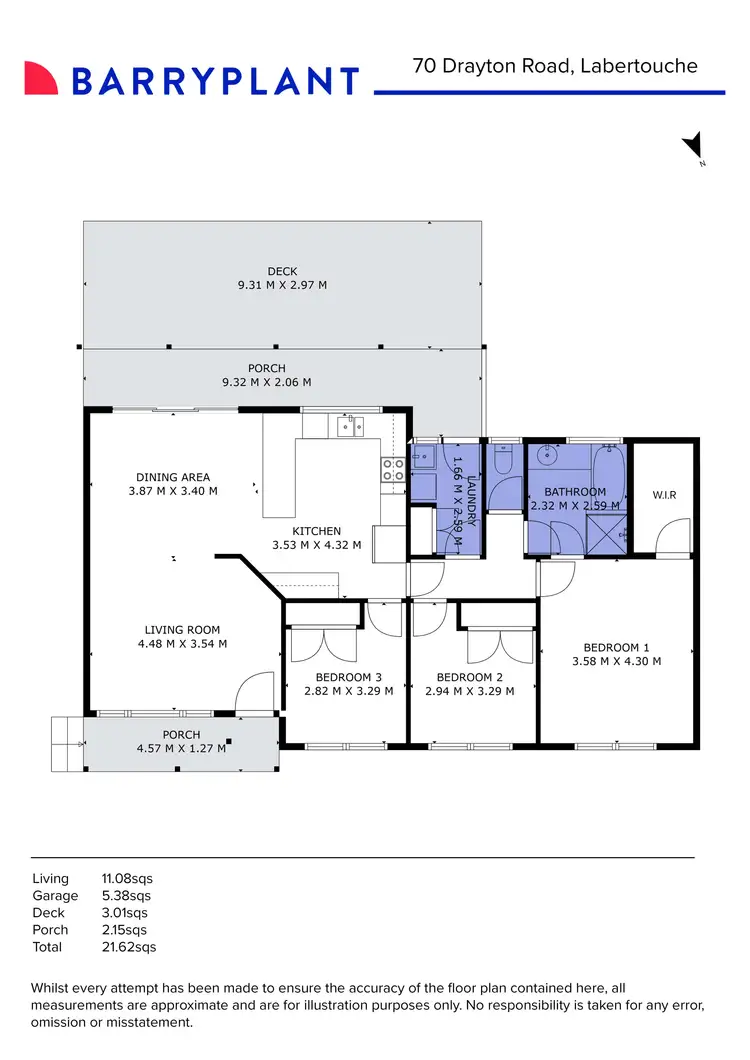 Floorplan of Homely house listing, 70 Drayton Road, Labertouche VIC 3816