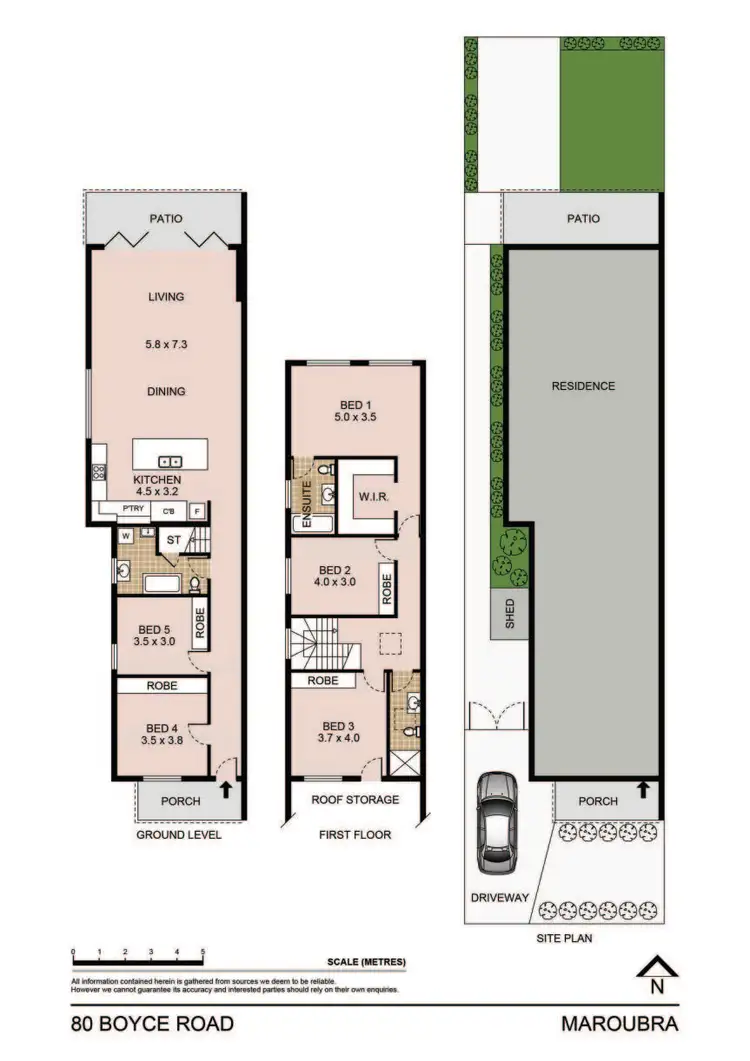 Floorplan of Homely house listing, 80 Boyce Road, Maroubra NSW 2035