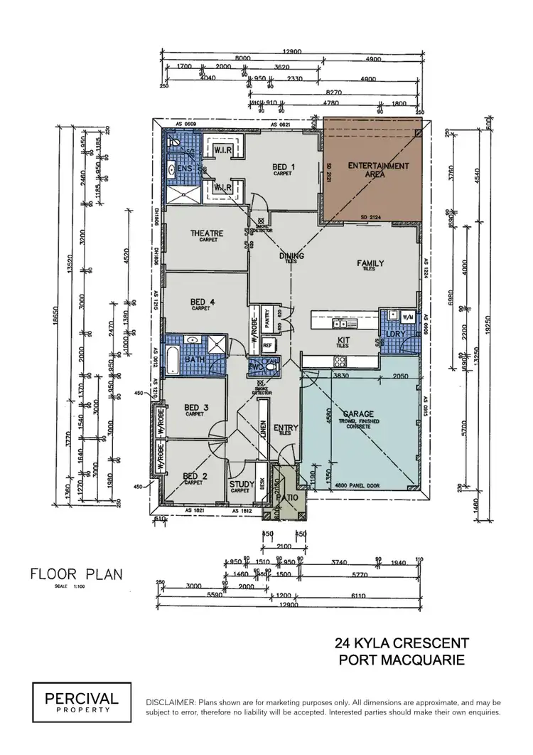 Floorplan of Homely house listing, 24 Kyla Crescent, Port Macquarie NSW 2444