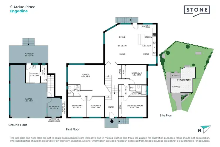 Floorplan of Homely house listing, 9 Ardua Place, Engadine NSW 2233