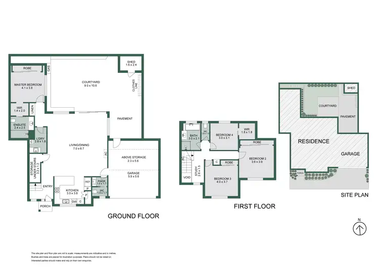 Floorplan of Homely townhouse listing, 2/34 Golf Links Avenue, Oakleigh VIC 3166