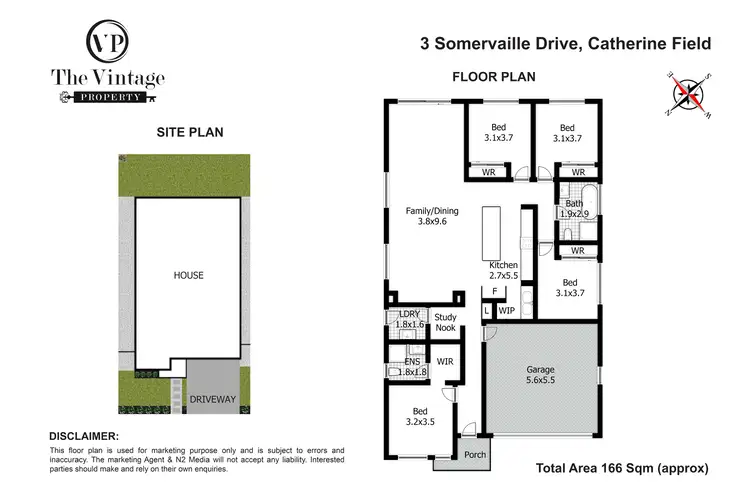 Floorplan of Homely house listing, 3 Somervaille Drive, Catherine Field NSW 2557
