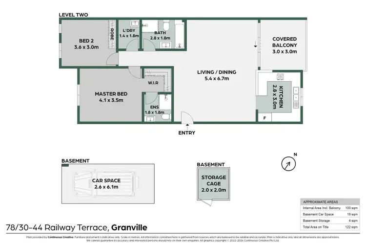 Floorplan of Homely apartment listing, 78/30-44 Railway Terrace, Granville NSW 2142