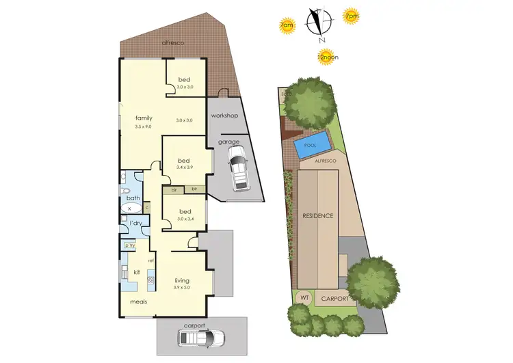 Floorplan of Homely house listing, 8 Margate Avenue, Frankston VIC 3199