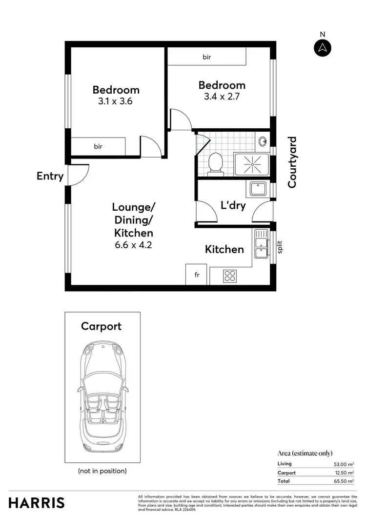 Floorplan of Homely house listing, 2/33 Collins Street, Enfield SA 5085