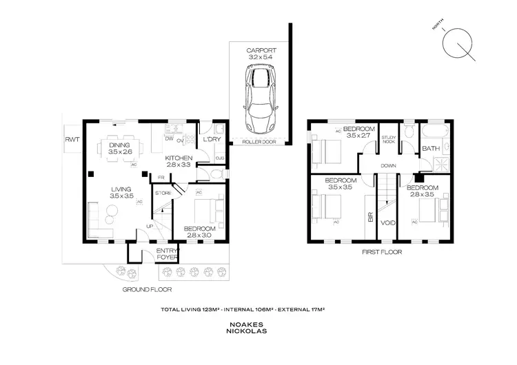 Floorplan of Homely house listing, 123C Railway Terrace, Ascot Park SA 5043
