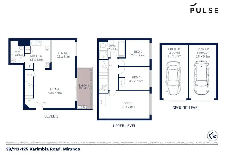 Floorplan of Homely unit listing, 38/113-125 Karimbla Road, Miranda NSW 2228