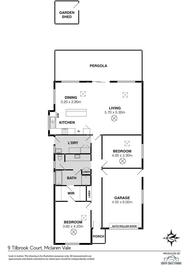 Floorplan of Homely house listing, 9 Tilbrook Court, Mclaren Vale SA 5171