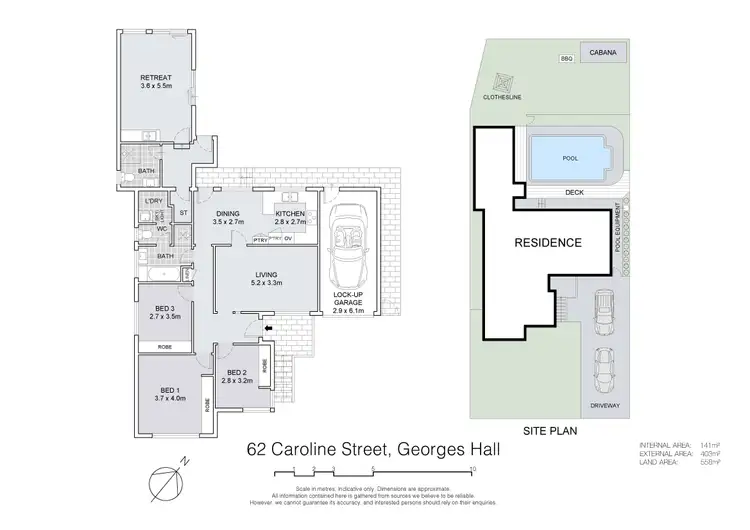 Floorplan of Homely house listing, 62 Caroline Crescent, Georges Hall NSW 2198