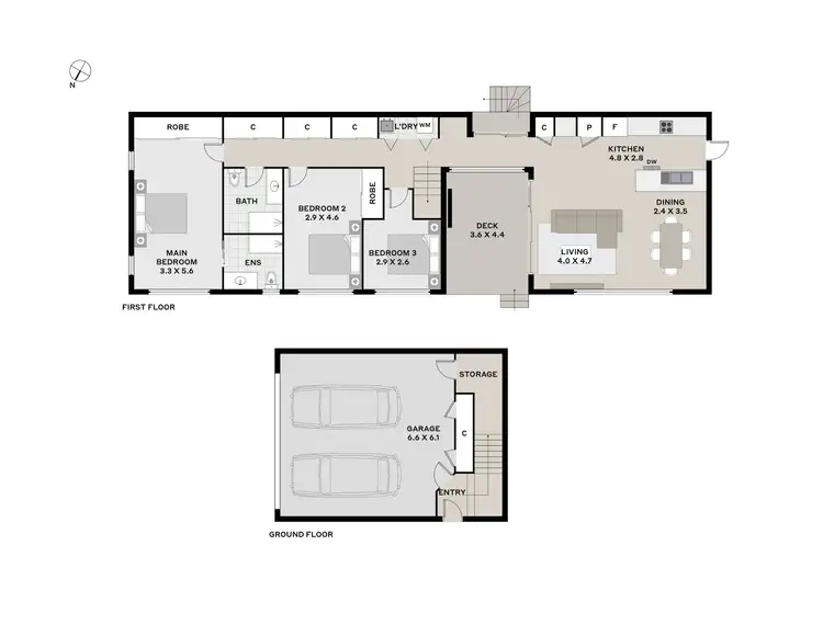 Floorplan of Homely house listing, 2/12 Haradli Court, Newstead TAS 7250