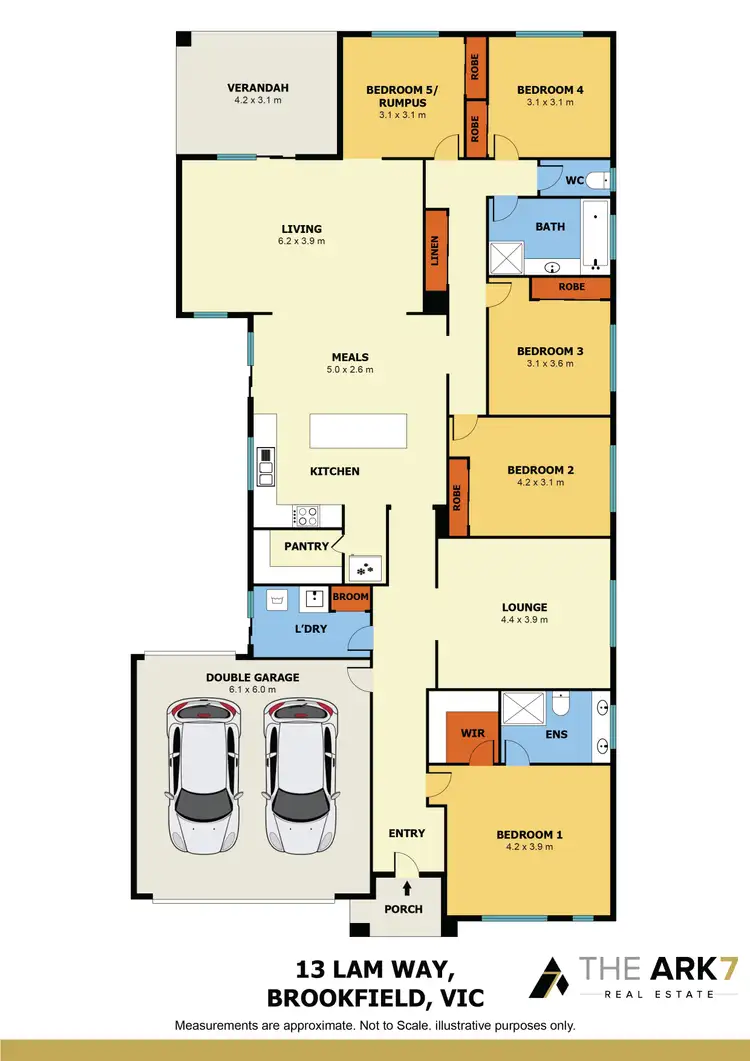Floorplan of Homely house listing, 13 Lam Way, Brookfield VIC 3338
