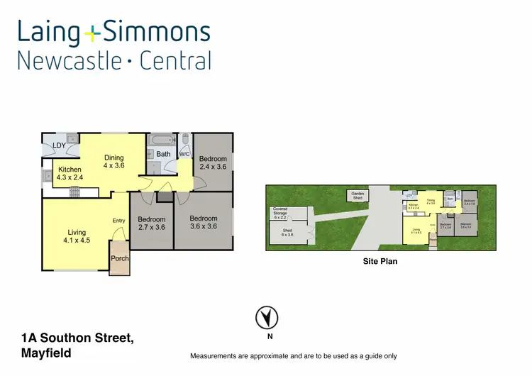 Floorplan of Homely house listing, 1a Southon Street, Mayfield NSW 2304